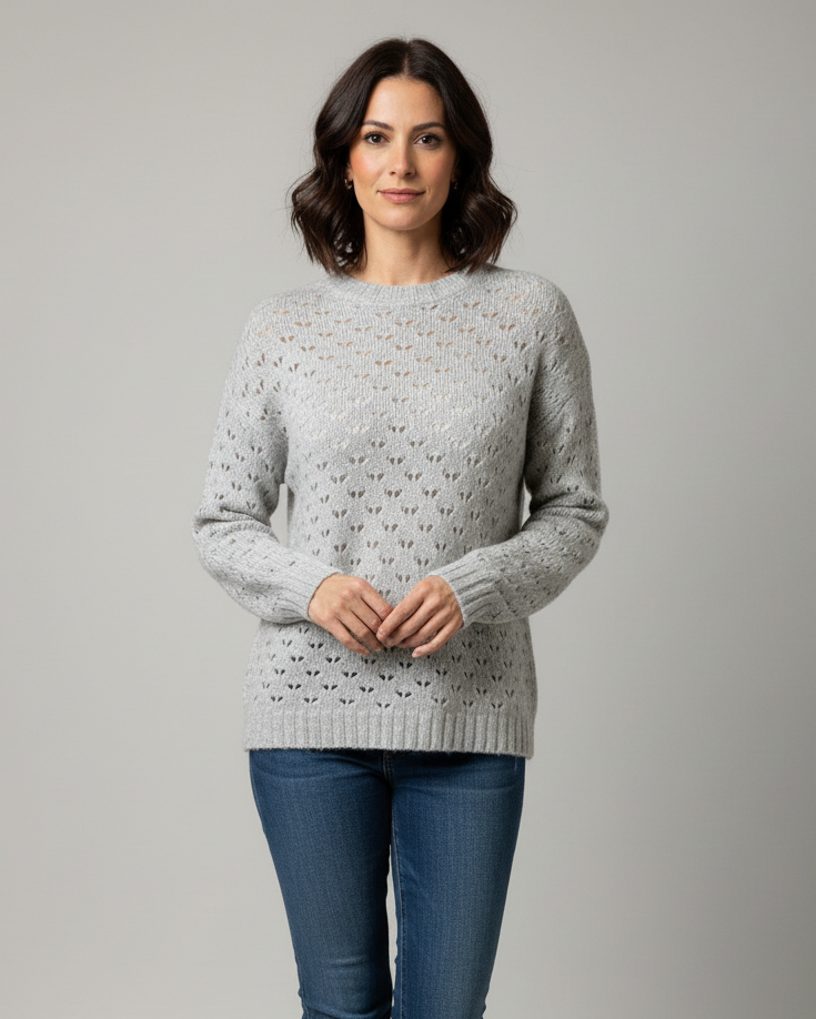 VESTA Collo Barca Traforato