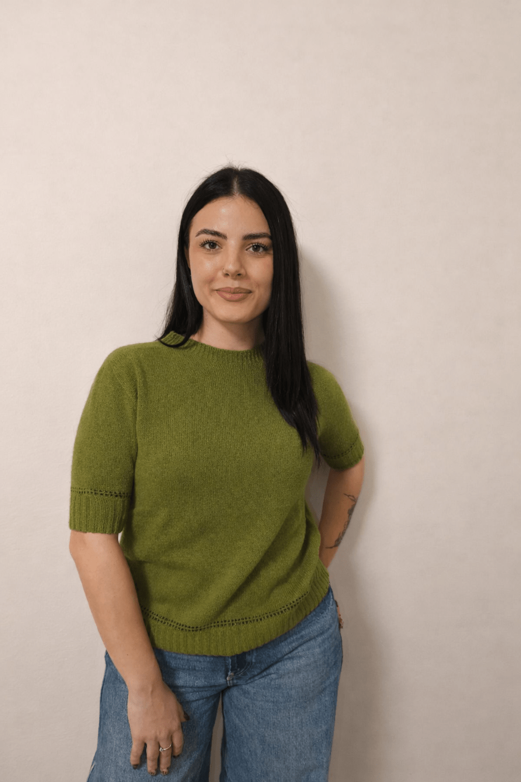 IRIS Manica corta a metà braccio - Cashmood